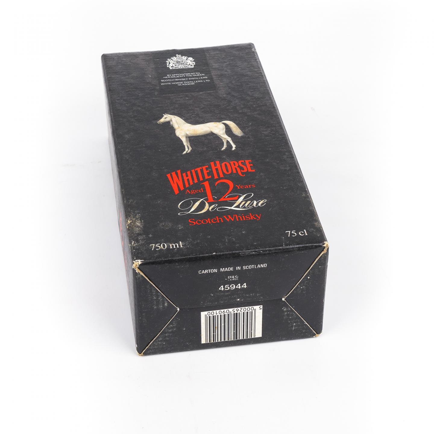 White Horse 白马 12年 1980s 特级 黑瓷瓶 750ml