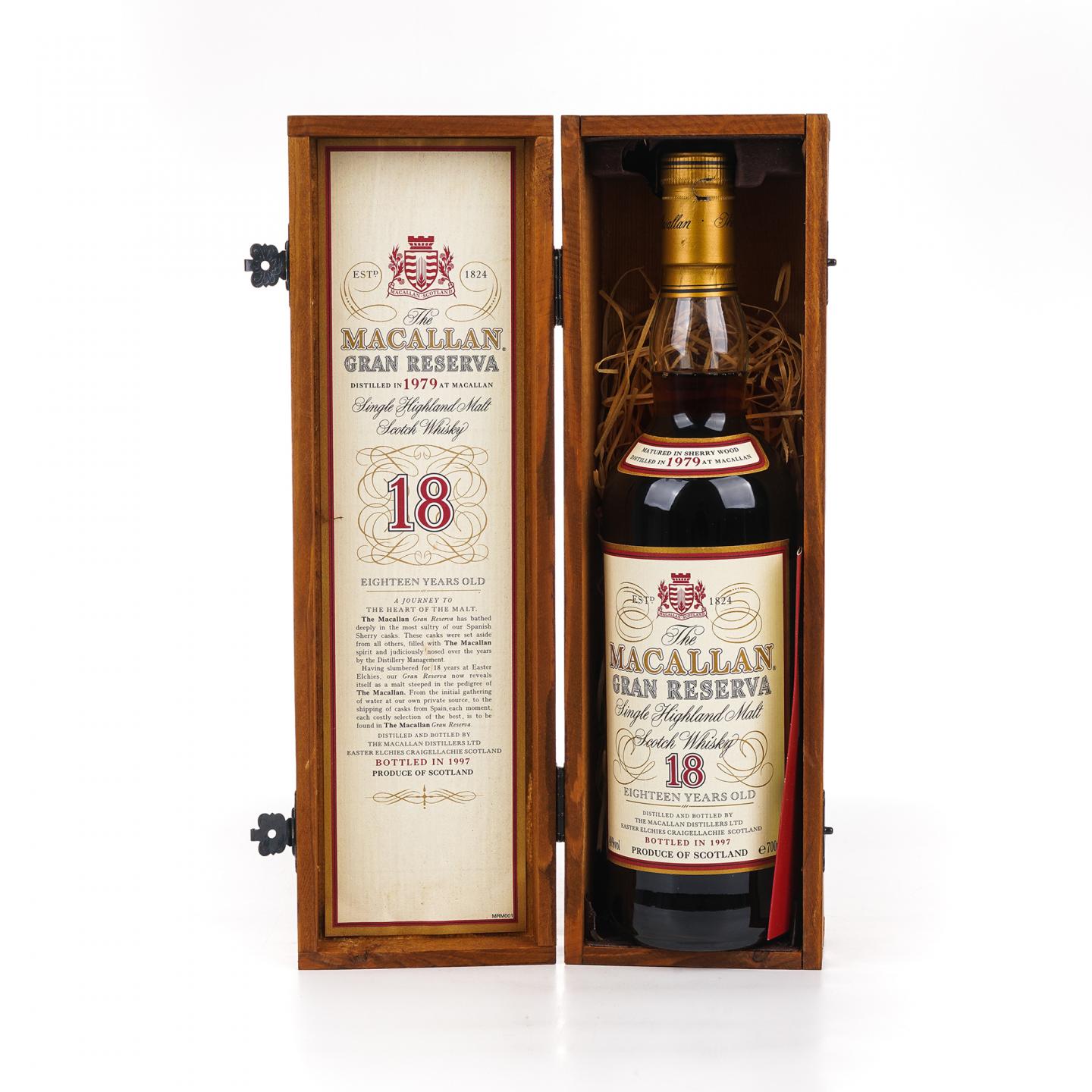 Macallan 麦卡伦 18年 1979-1997 Gran Reserva 雪莉桶