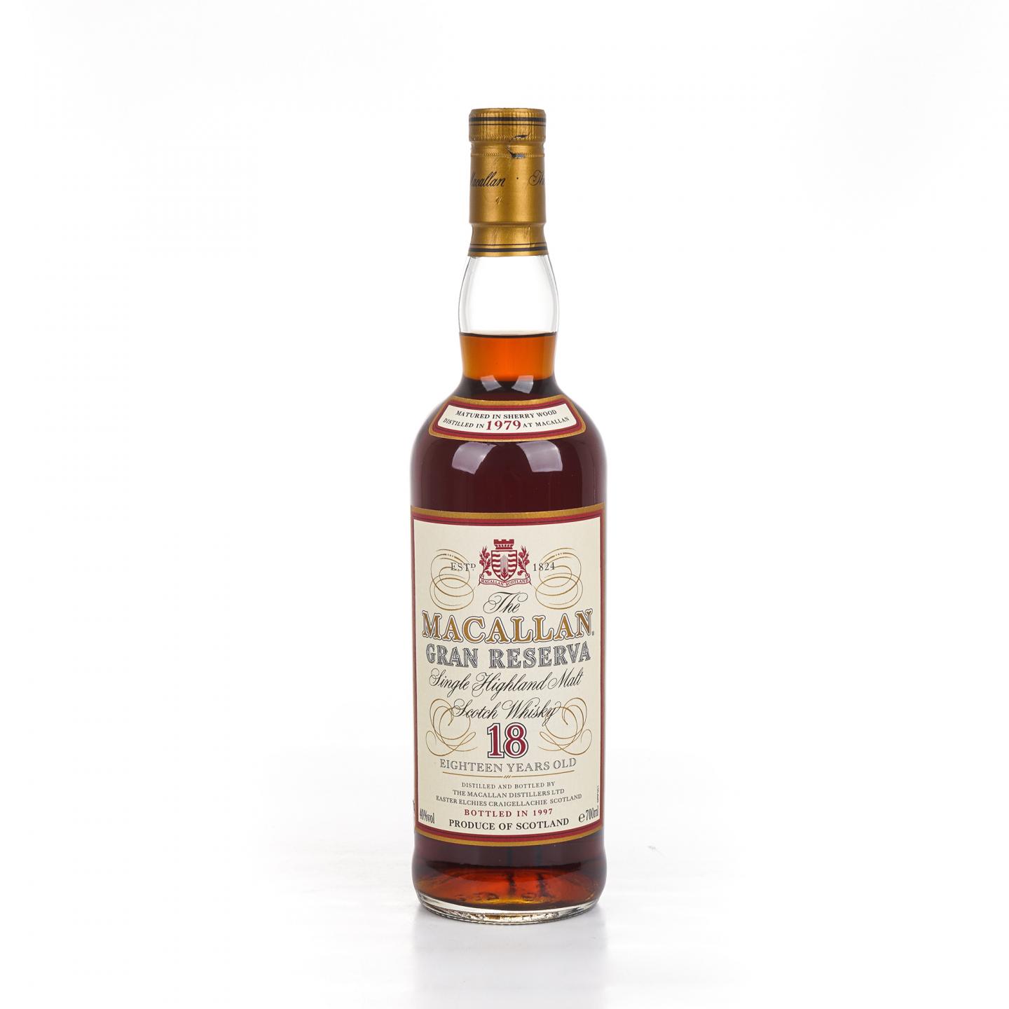 Macallan 麦卡伦 18年 1979-1997 Gran Reserva 雪莉桶