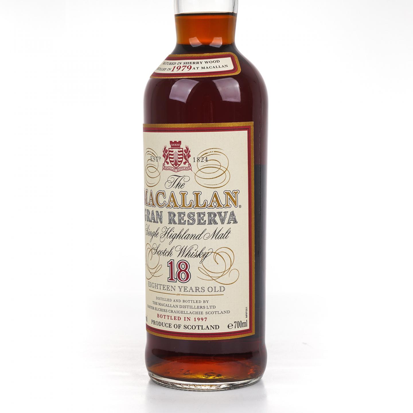 Macallan 麦卡伦 18年 1979-1997 Gran Reserva 雪莉桶