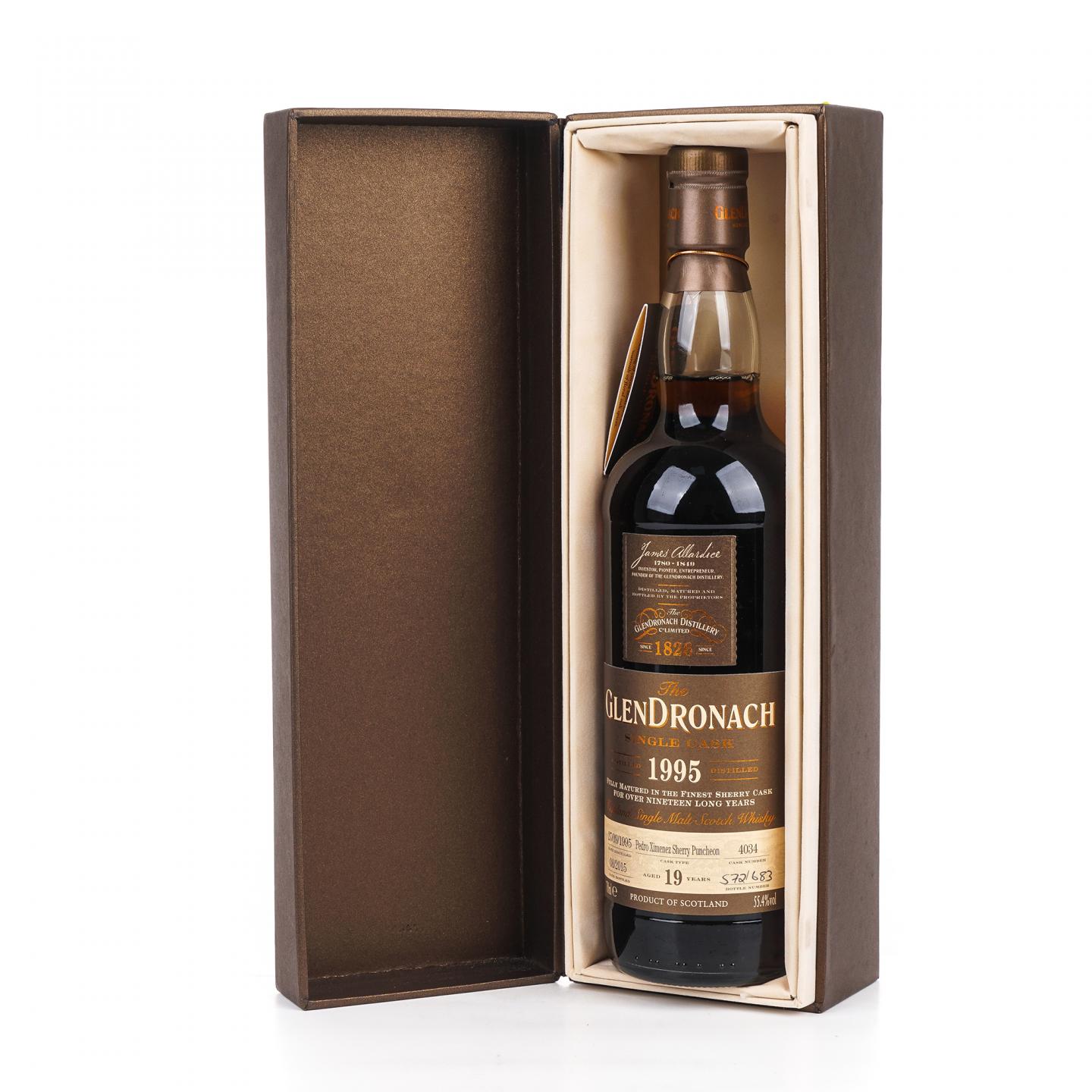 Glendronach 格兰多纳 19年 1995-2015 雪莉单桶#4034