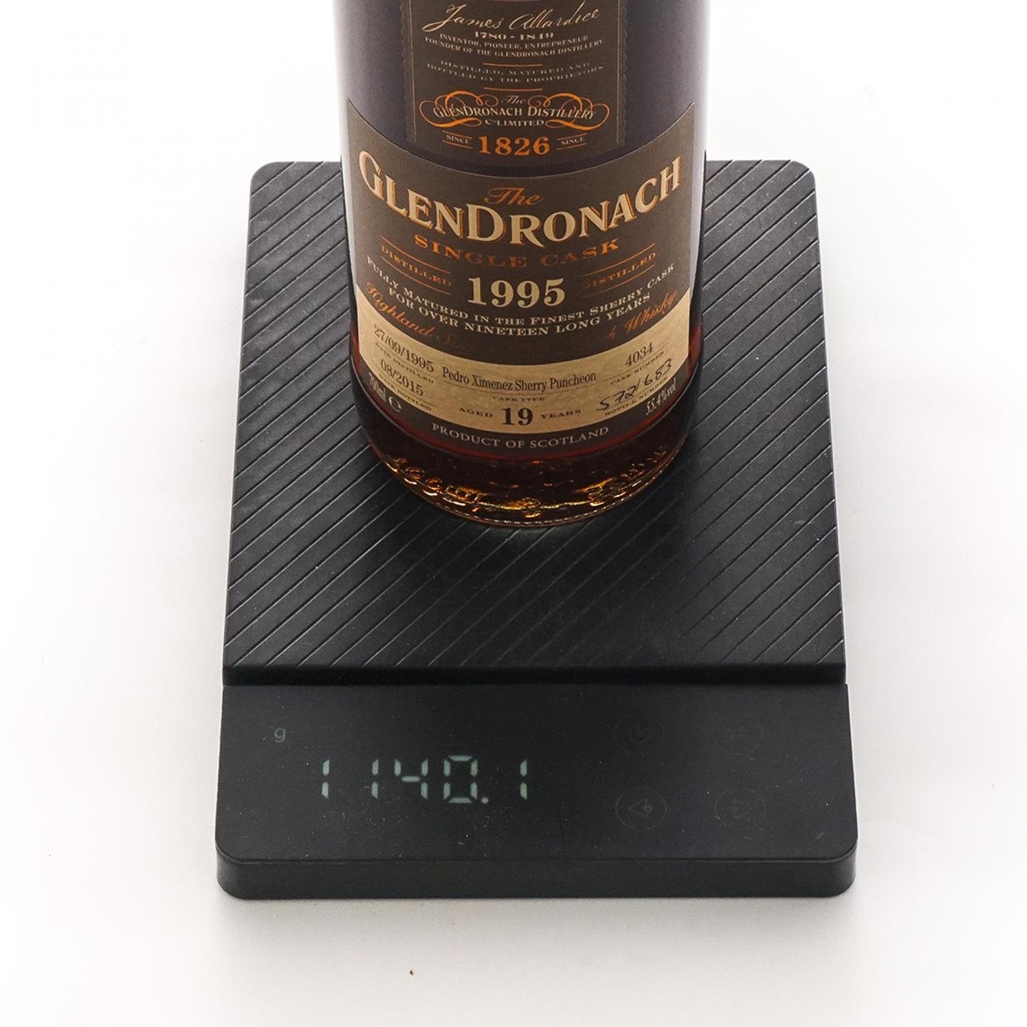 Glendronach 格兰多纳 19年 1995-2015 雪莉单桶#4034