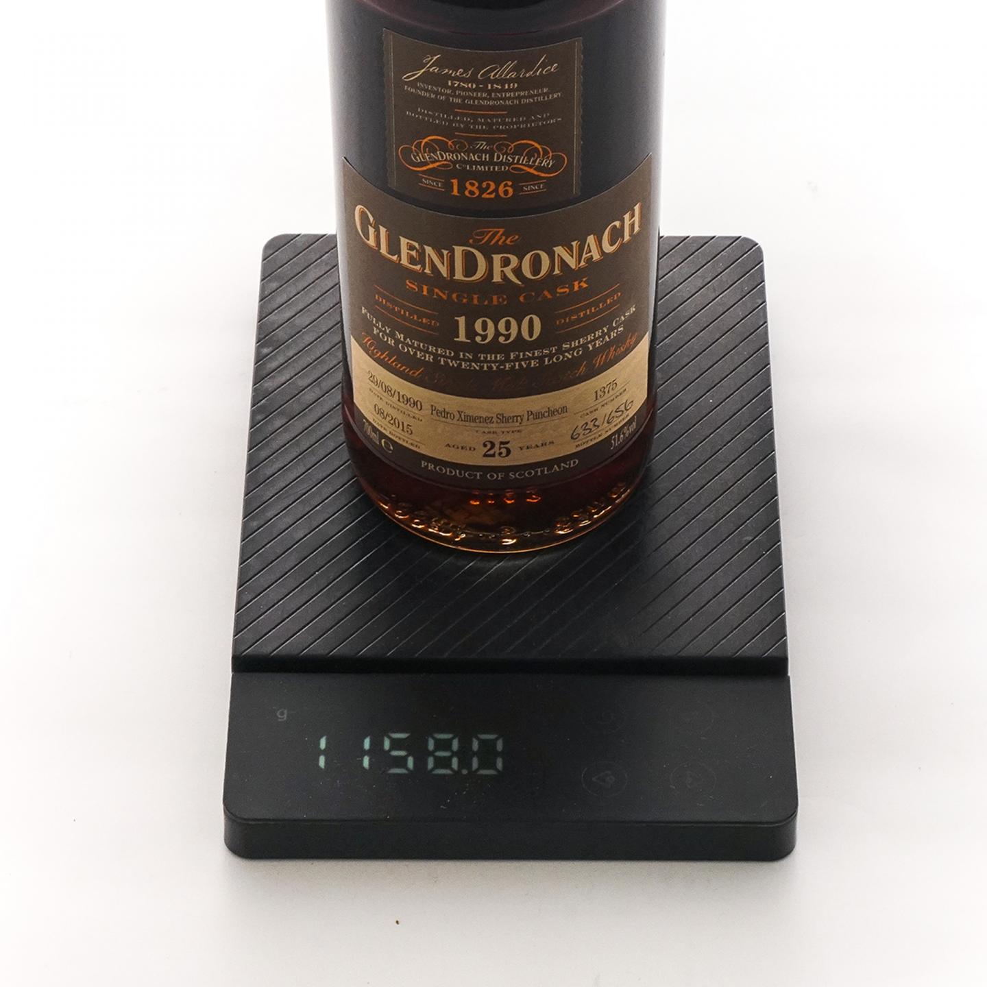 Glendronach 格兰多纳 25年 1990-2015 雪莉桶#1375