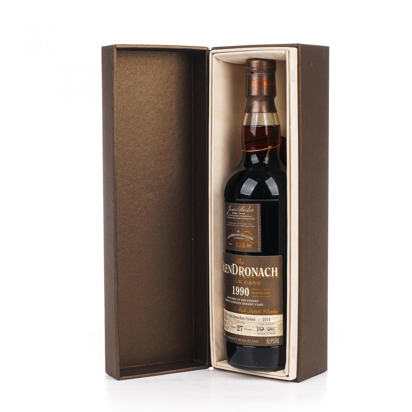 Glendronach 格兰多纳 27年 1990-2017 雪莉桶#1014