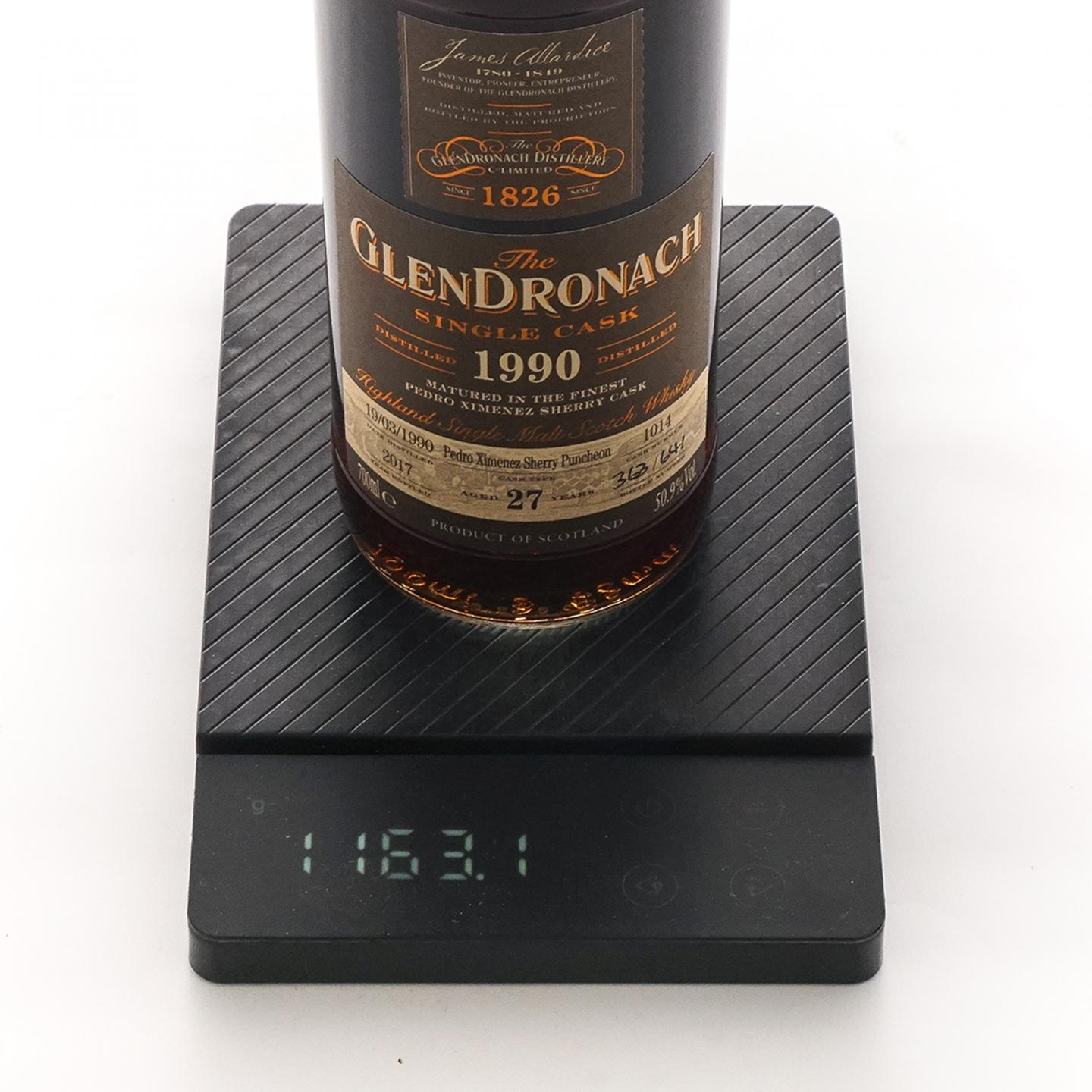 Glendronach 格兰多纳 27年 1990-2017 雪莉桶#1014