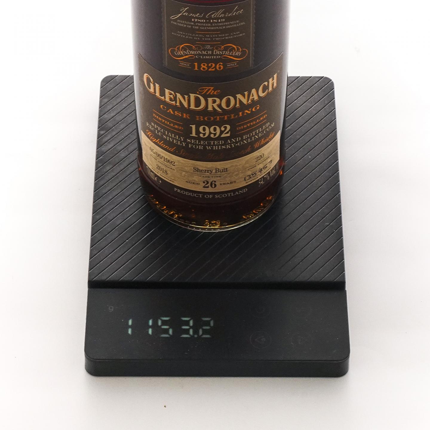 Glendronach 格兰多纳 26年 1992-2018 雪莉桶#220
