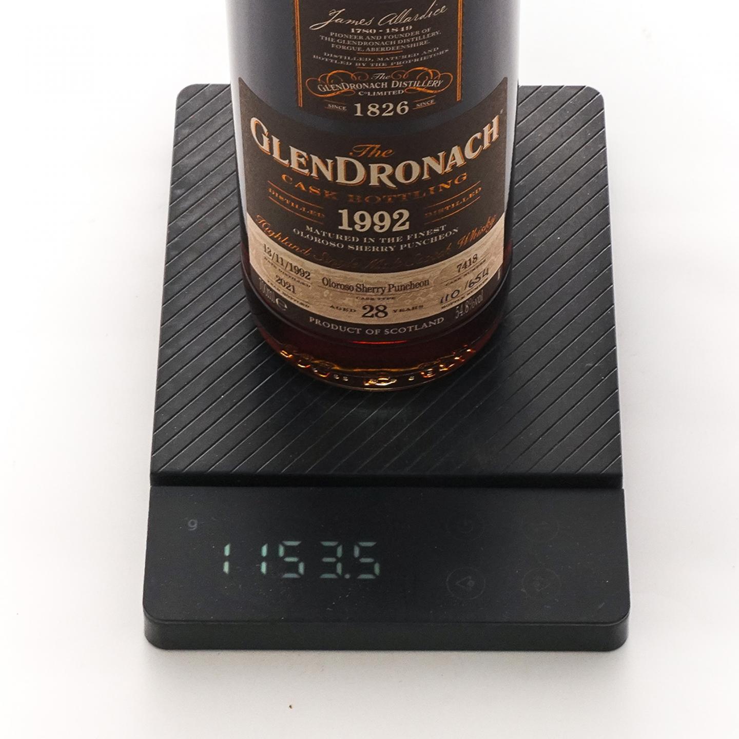 Glendronach 格兰多纳 28年 1992-2021 雪莉桶#7418