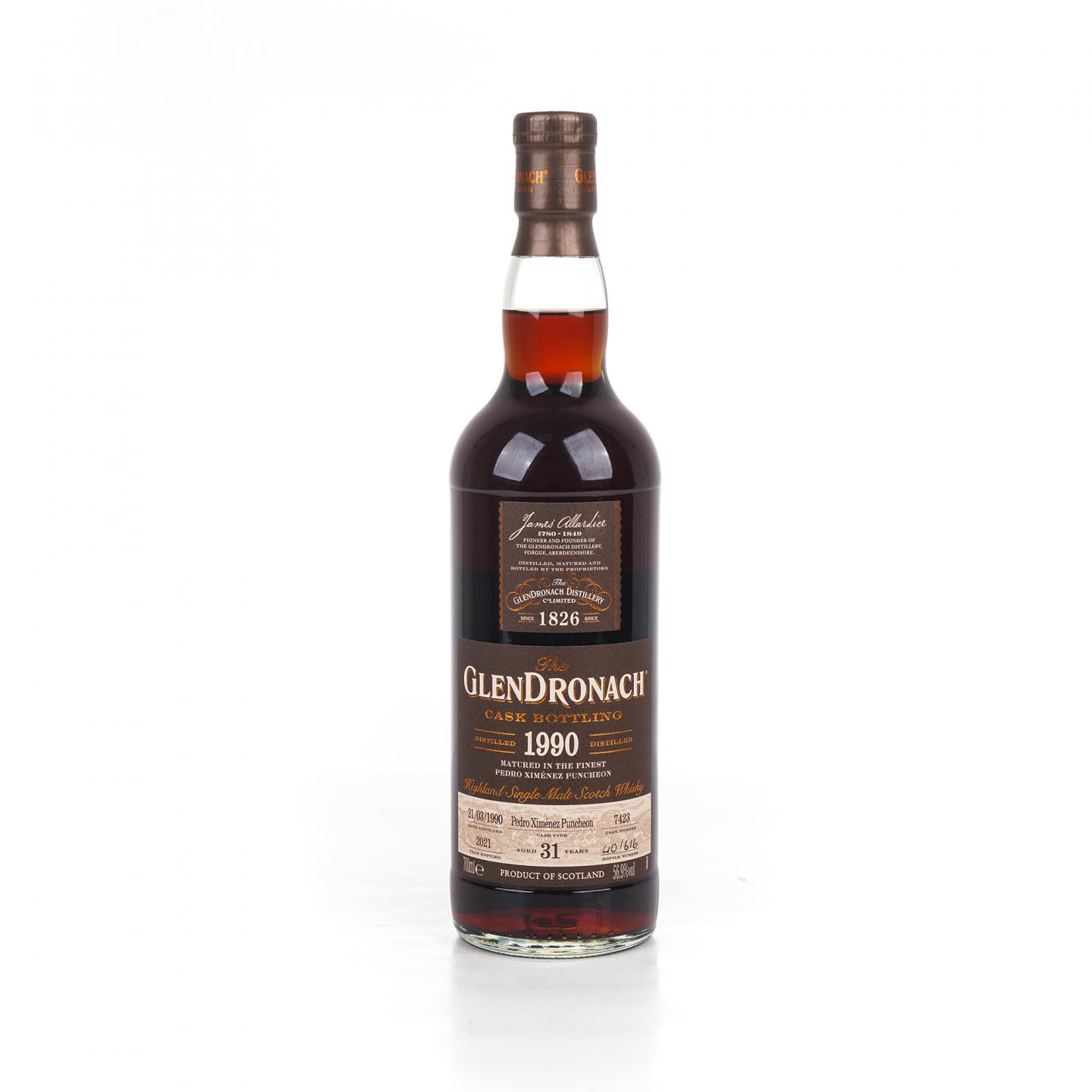 Glendronach 格兰多纳 31年 1990-2021 雪莉桶#7423