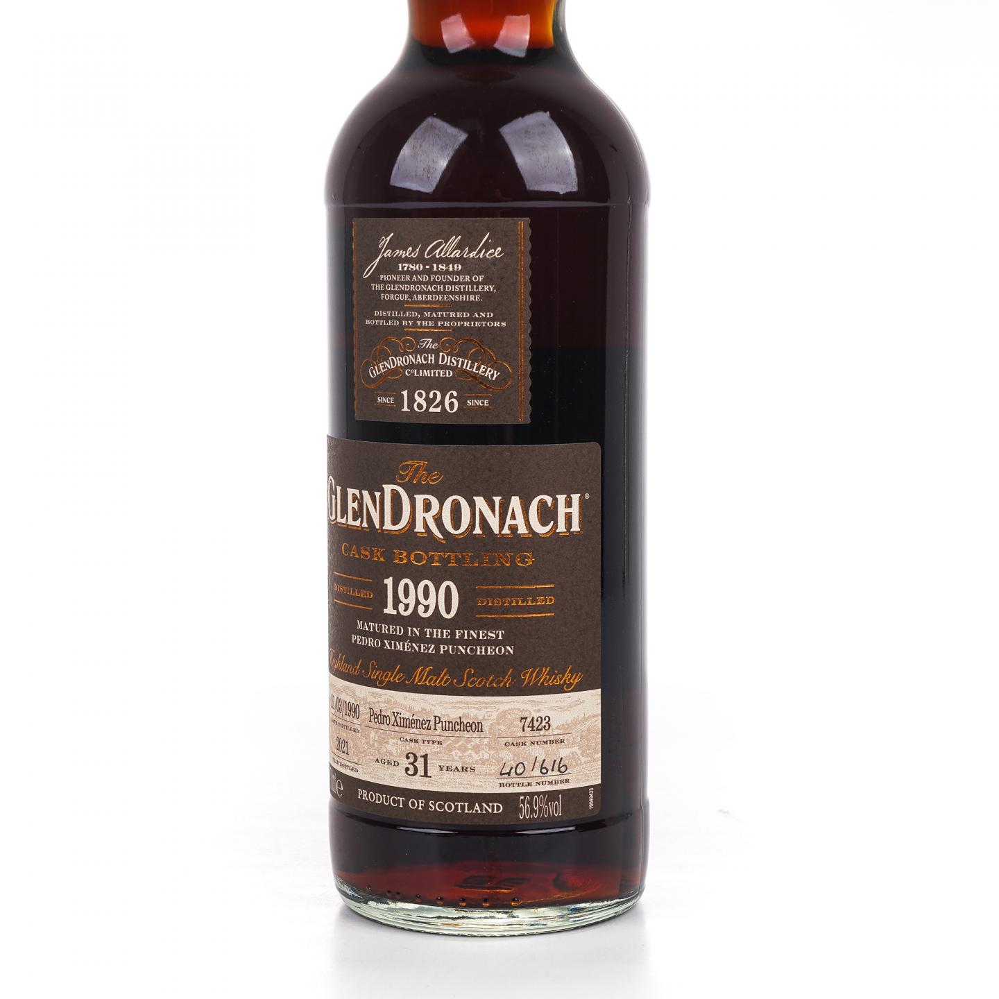 Glendronach 格兰多纳 31年 1990-2021 雪莉桶#7423