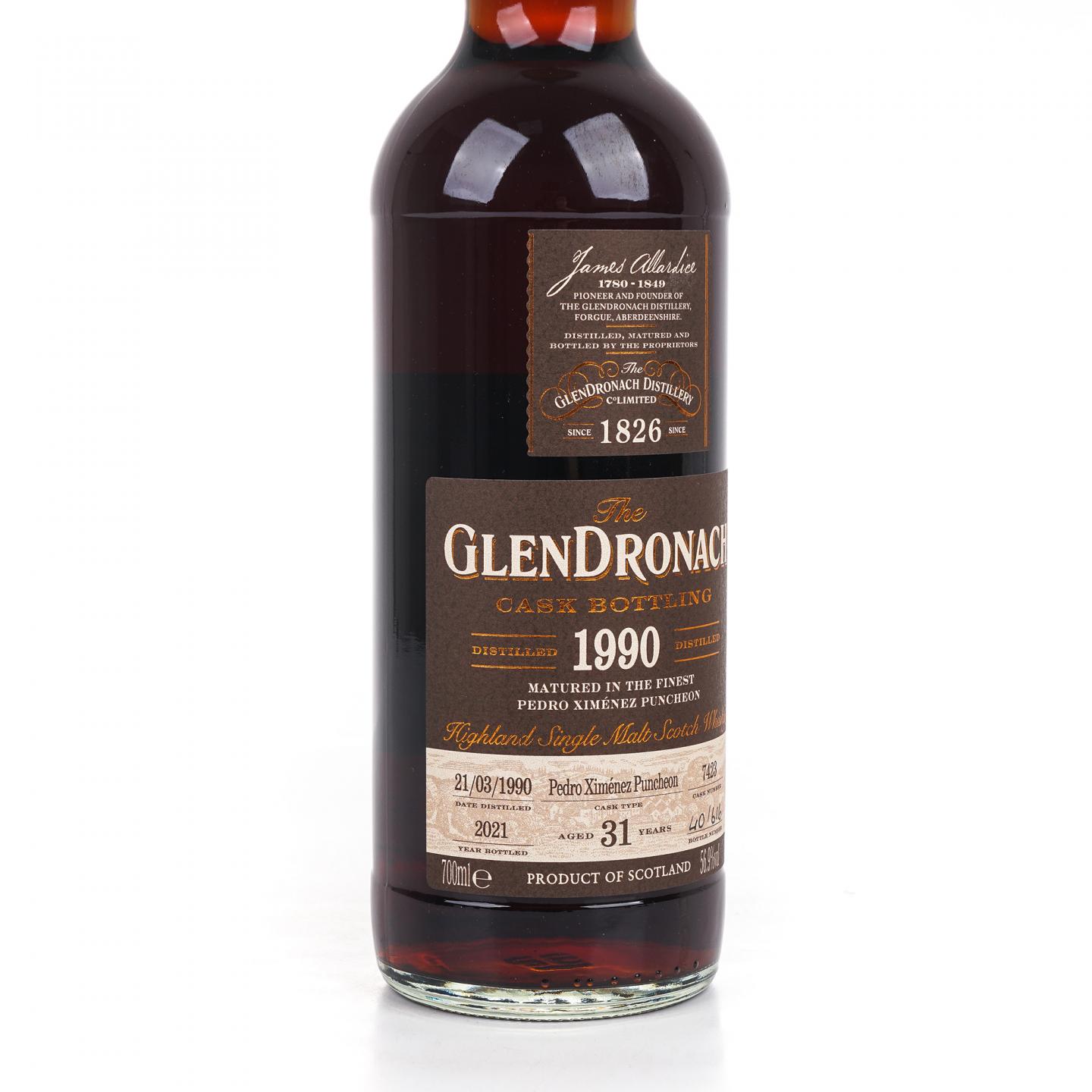 Glendronach 格兰多纳 31年 1990-2021 雪莉桶#7423