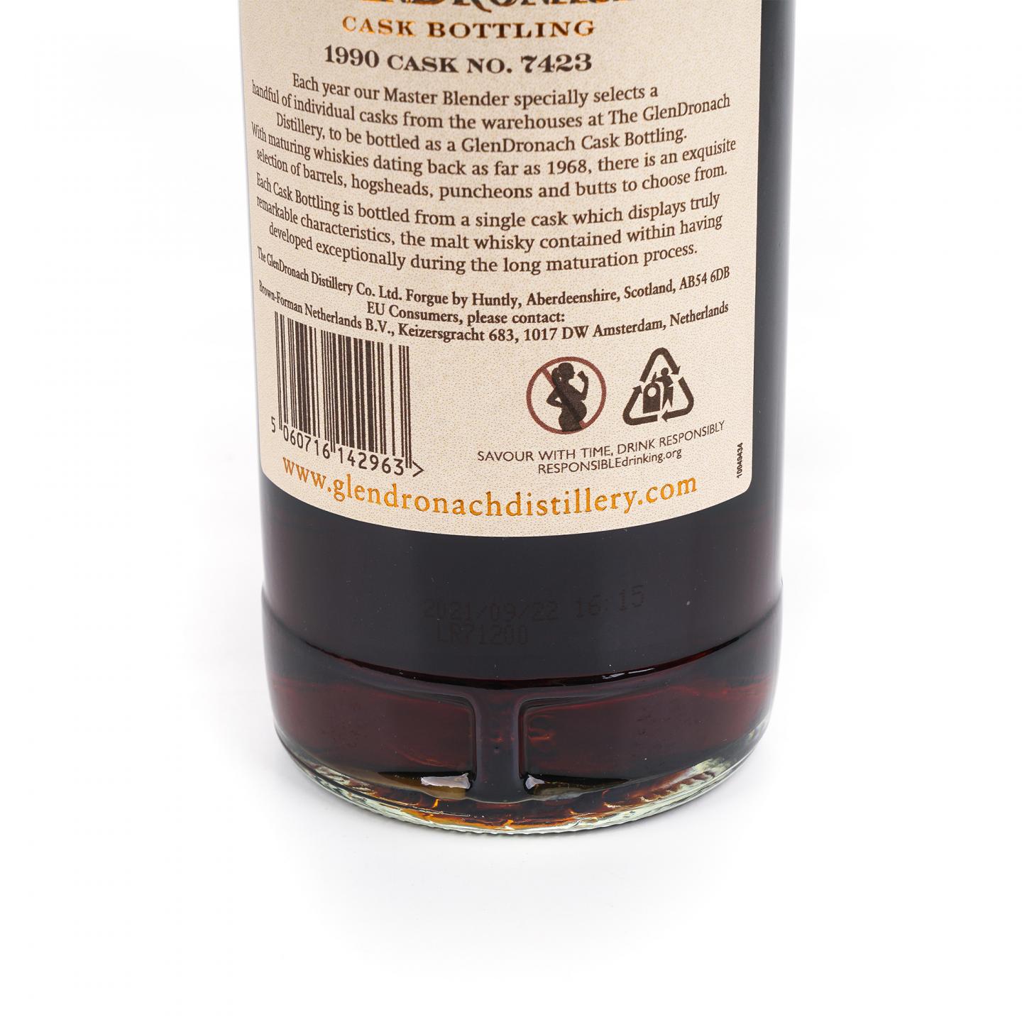 Glendronach 格兰多纳 31年 1990-2021 雪莉桶#7423