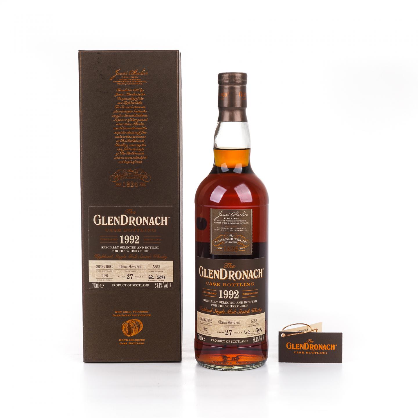 Glendronach 格兰多纳 27年 1992-2020 雪莉桶#5852