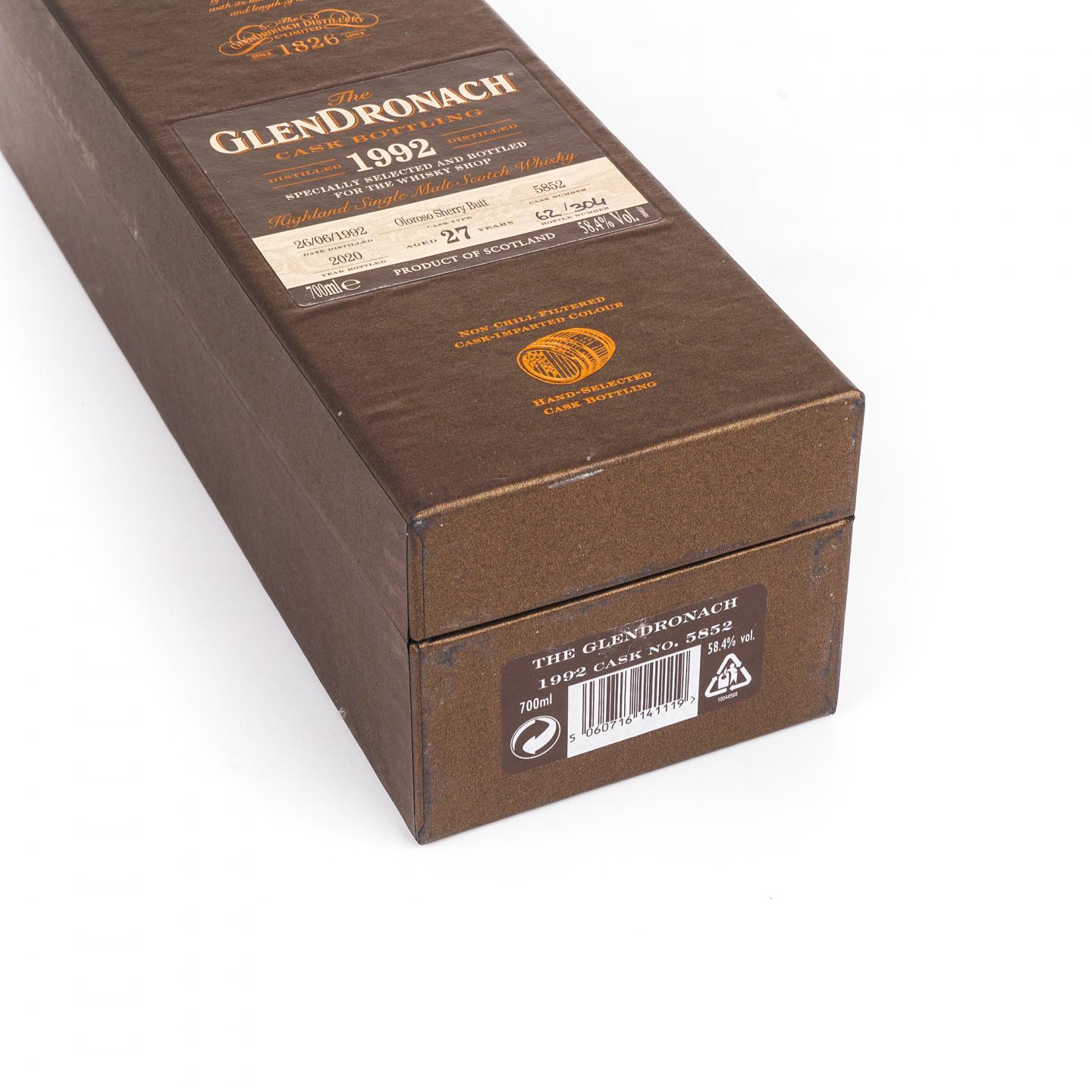 Glendronach 格兰多纳 27年 1992-2020 雪莉桶#5852