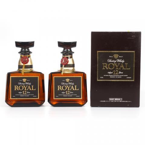 三得利 Royal 12年 金花标 调和 2支组