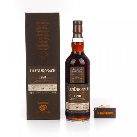 Glendronach 格兰多纳 27年 1990-2017 雪莉桶#1014