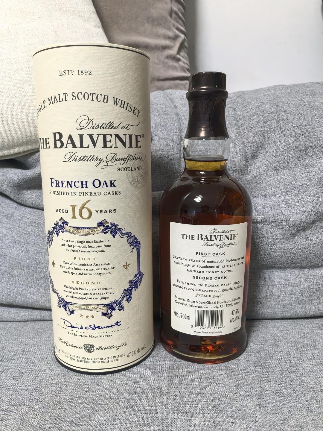 百富16年法国橡木桶