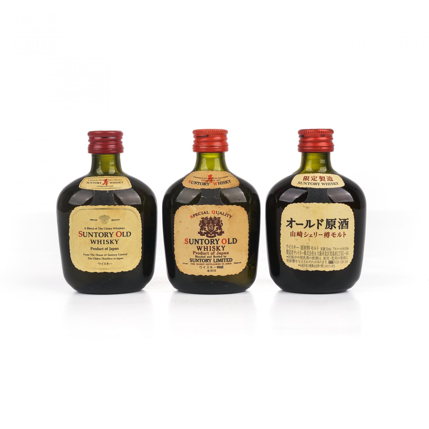 【酒版】三得利 寿瓶/特级/山崎 55度雪莉樽出原酒 50ml*3