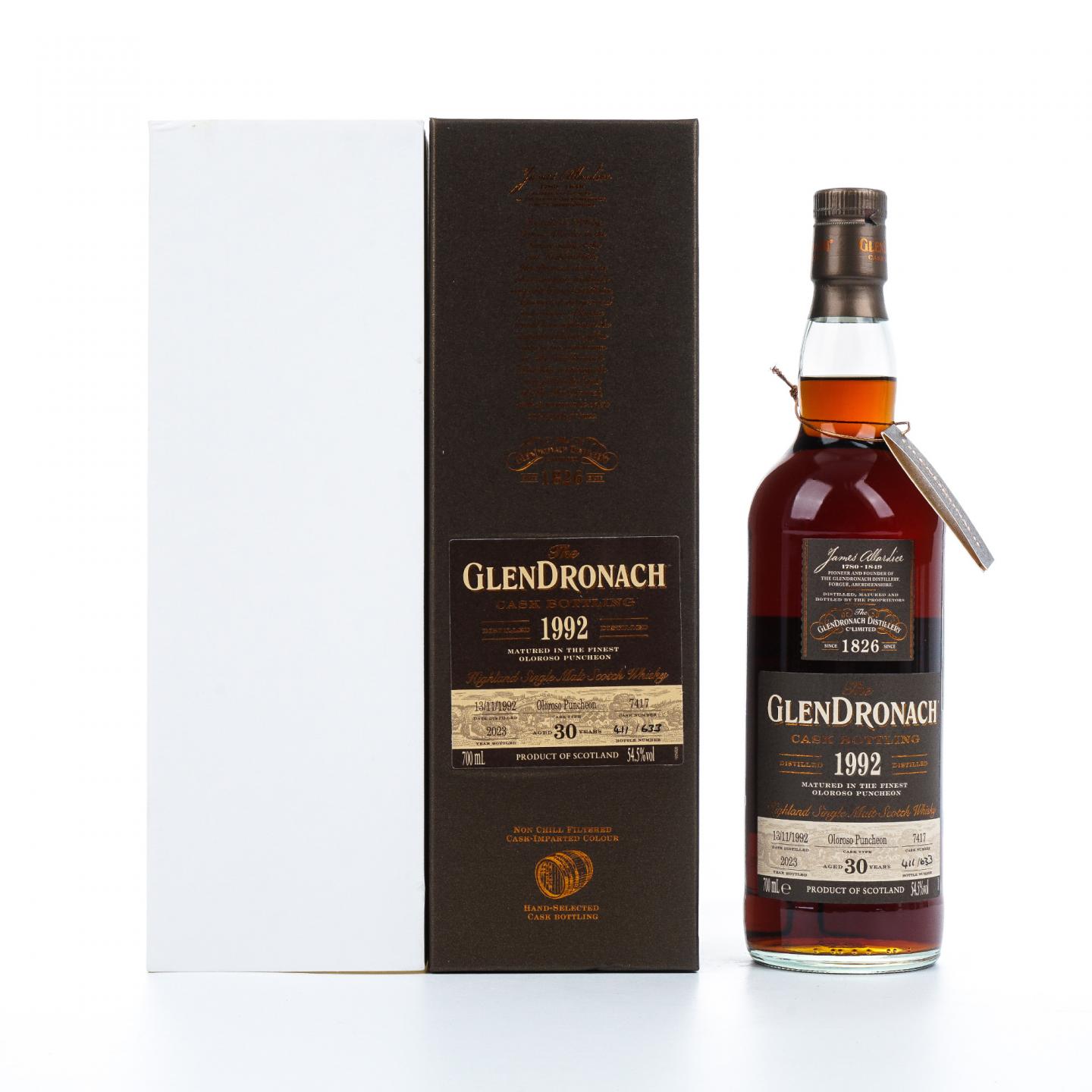 Glendronach 格兰多纳 30年 1992-2023 雪莉桶#7417