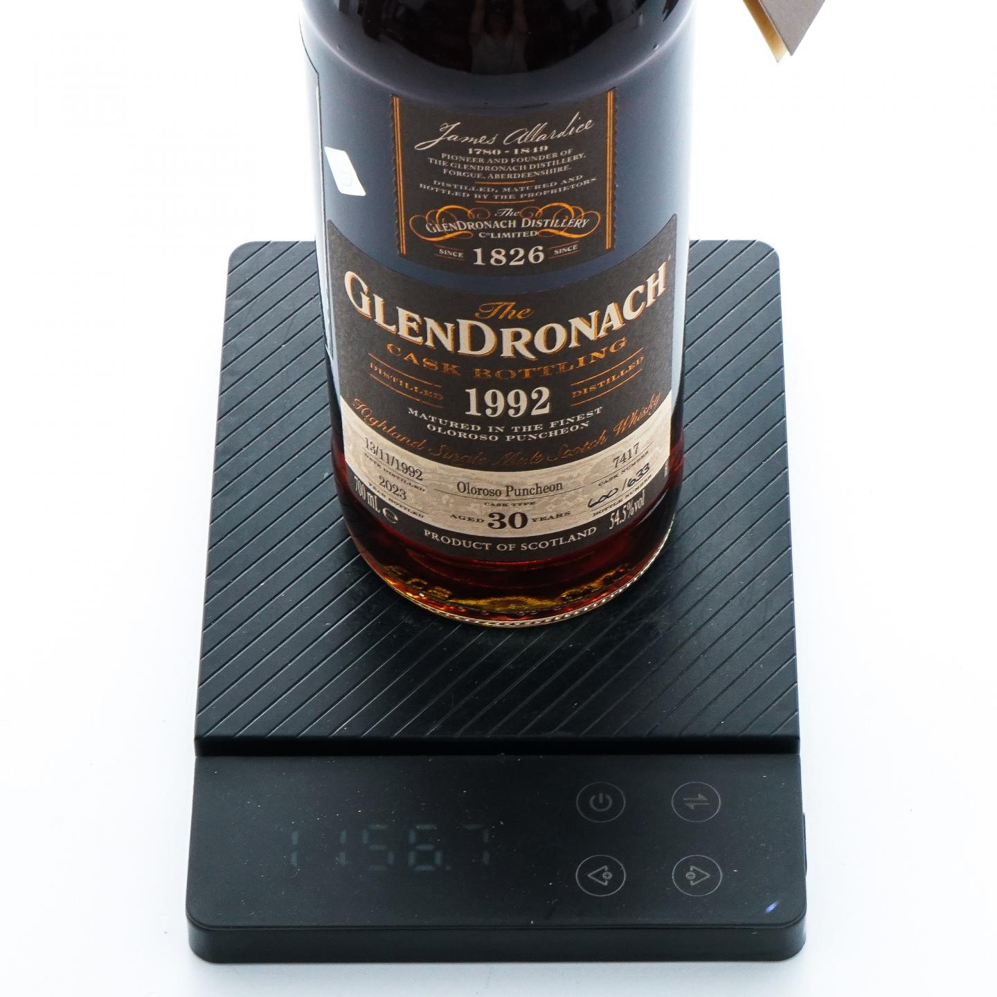 Glendronach 格兰多纳 30年 1992-2023 雪莉桶#7417 54.5%