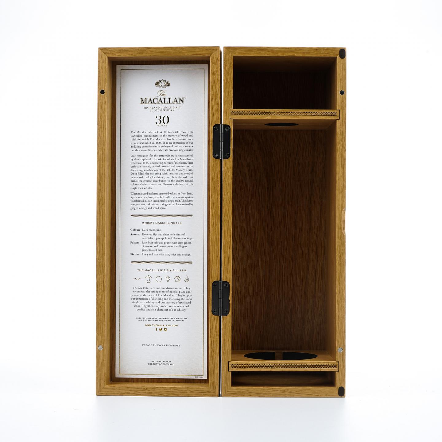 【附X光图】Macallan 麦卡伦 30年 2023 雪莉桶 黑腰带 700ml