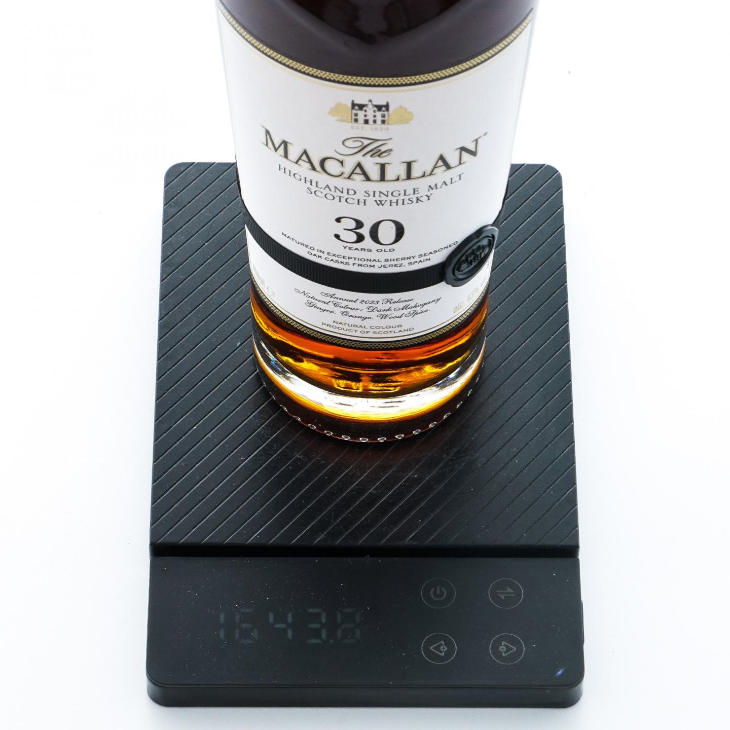 【附X光图】Macallan 麦卡伦 30年 2023 雪莉桶 黑腰带 700ml
