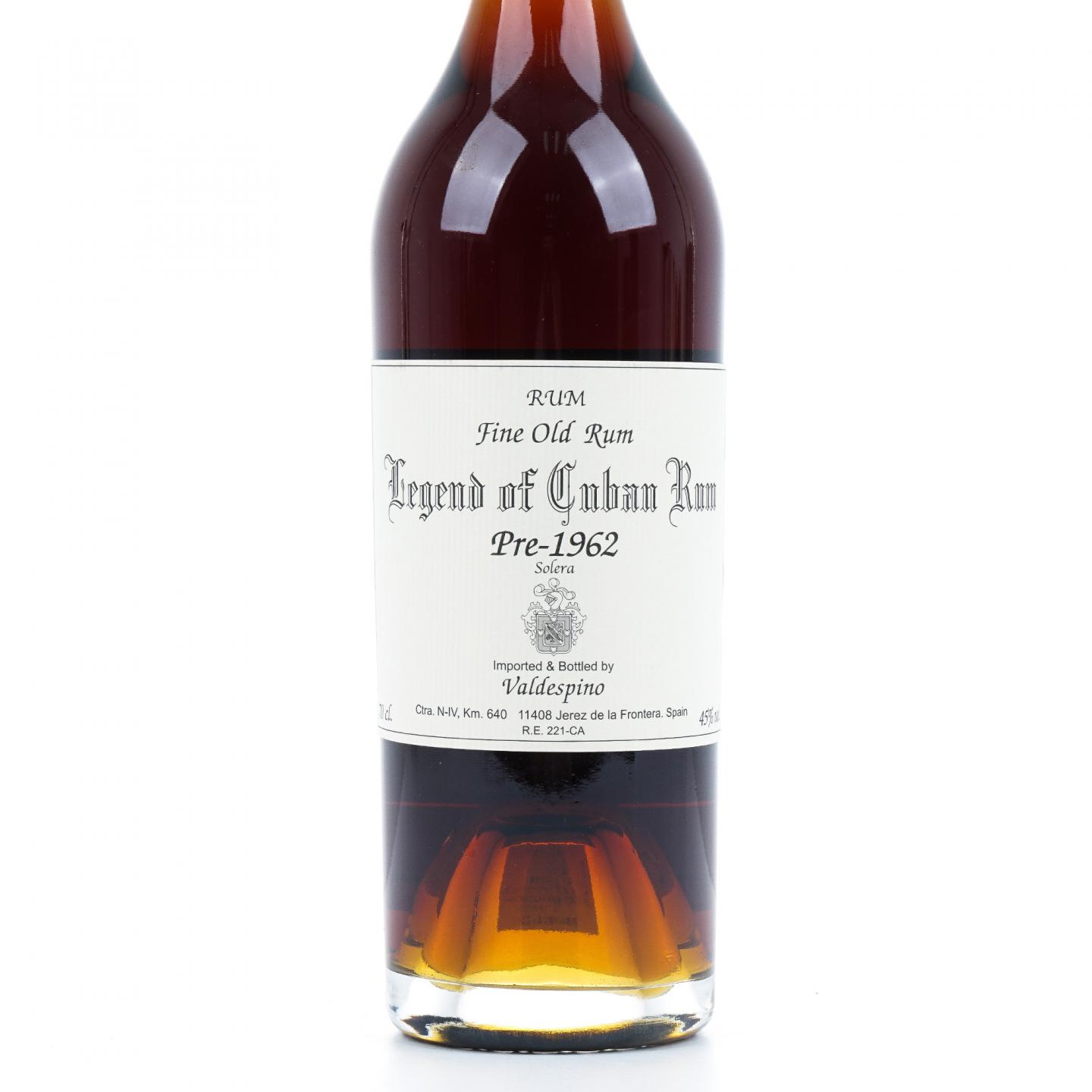 Valdespino Legend of Cuban Rum Pre-1962 朗姆酒