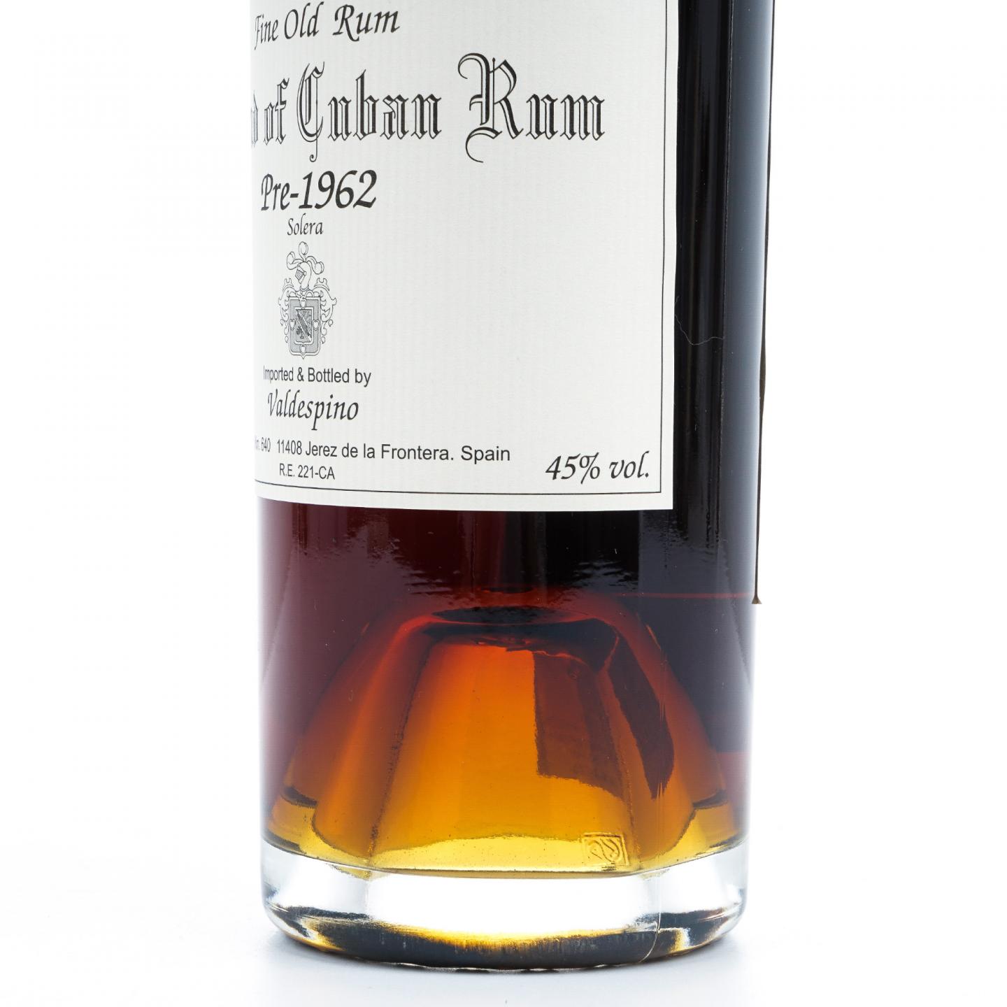 Valdespino Legend of Cuban Rum Pre-1962 朗姆酒
