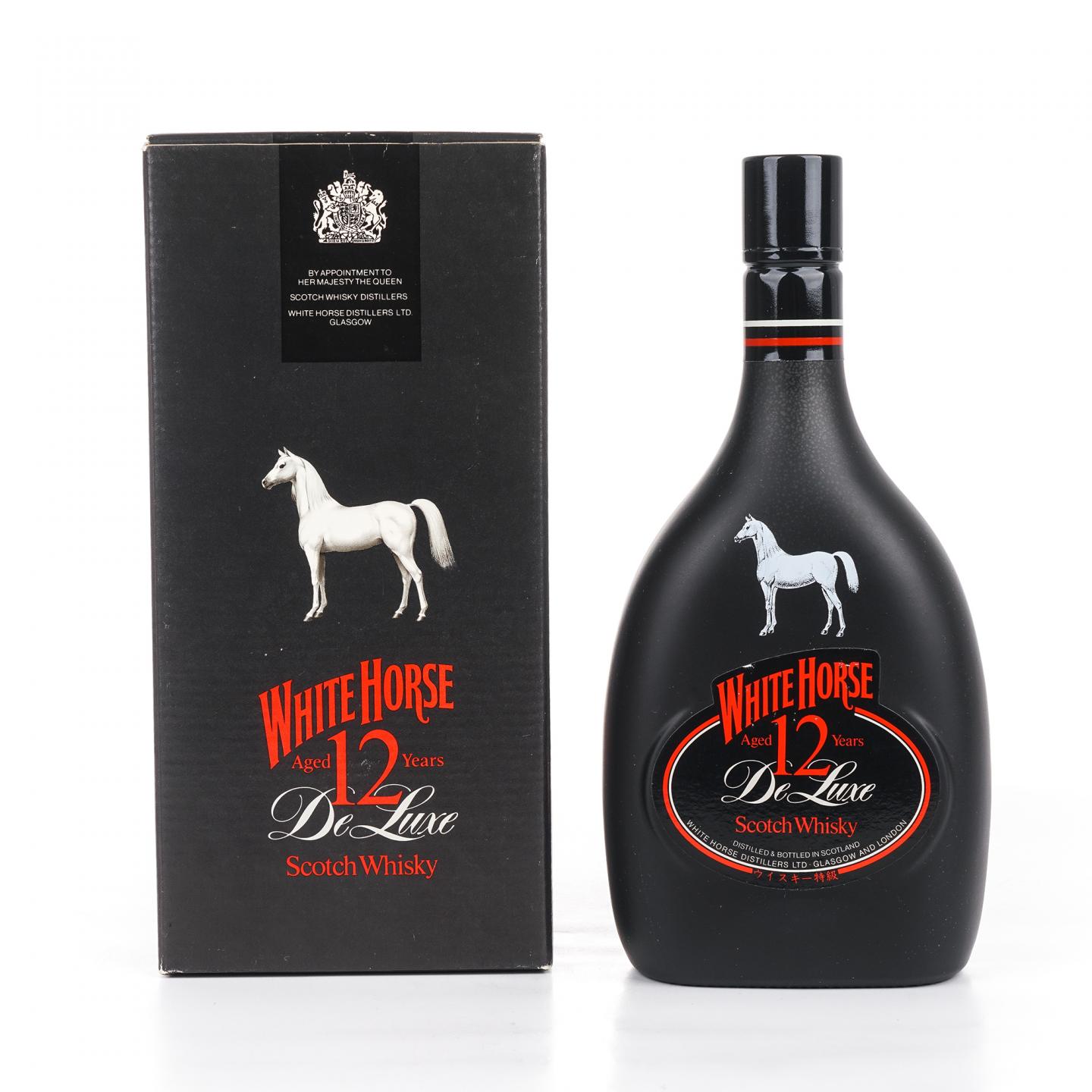 White Horse 白马 12年 1980s 特级 黑瓷瓶 750ML