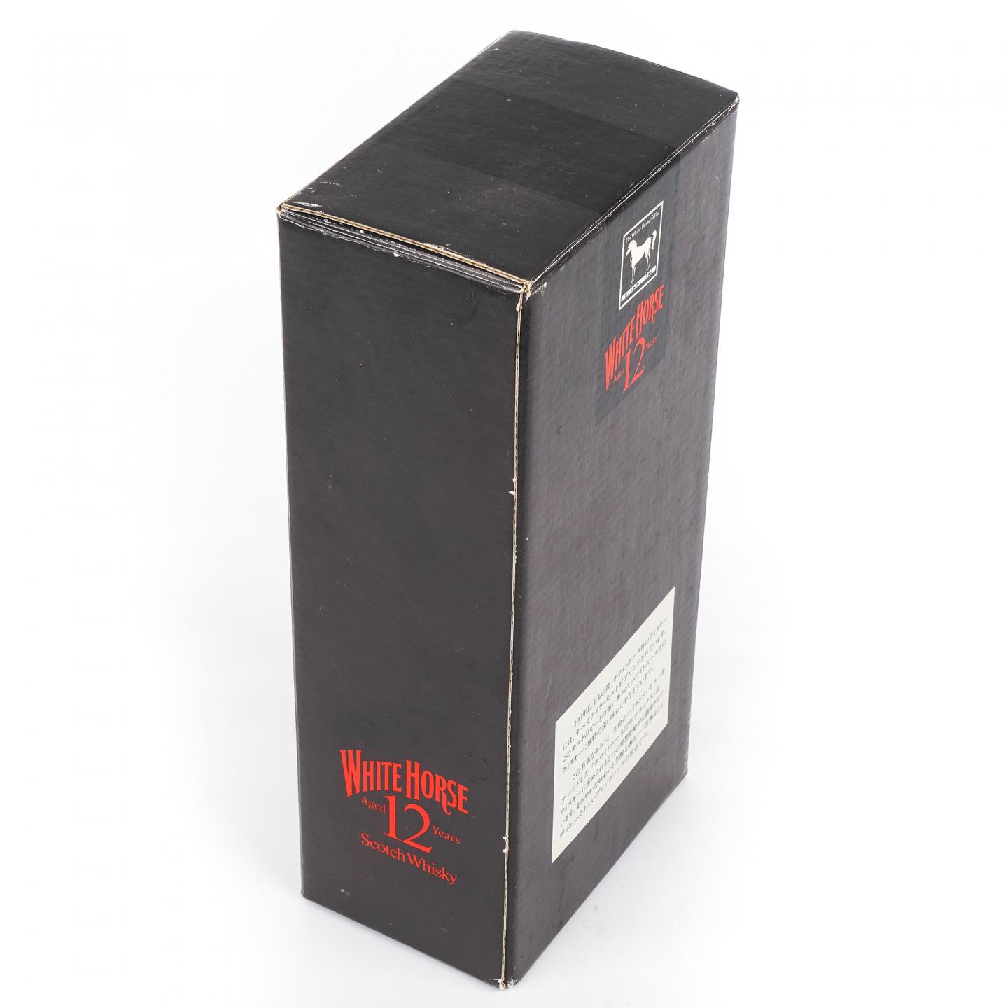 White Horse 白马 12年 1980s 特级 黑瓷瓶 750ML