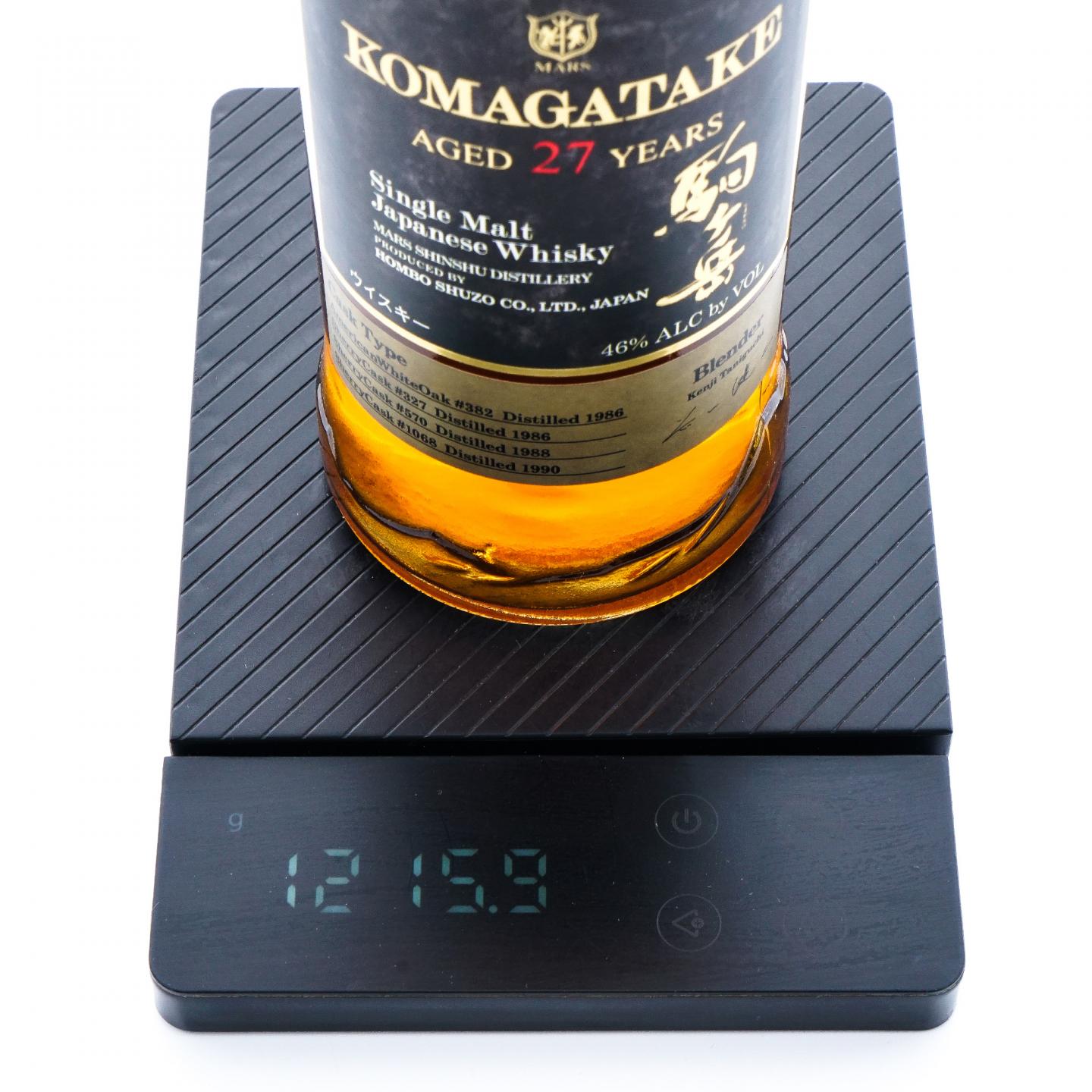 Mars 信州驹之岳 27年 首席酿酒师打造