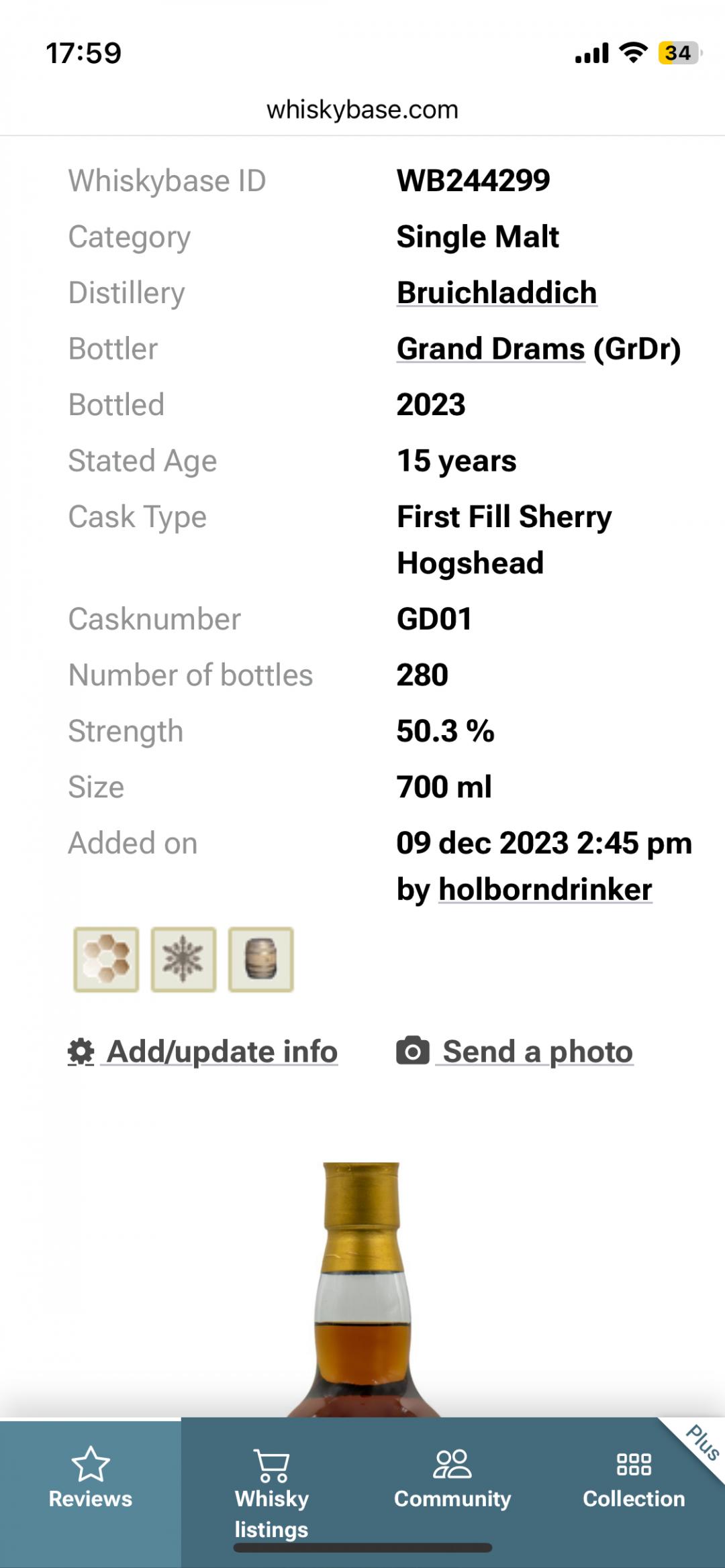 布赫拉迪 15年 初填雪莉桶 GD装瓶 限量280瓶 扑克牌艺术标 给黝黑的酒色 增添一些艺术气息 非常稀少 值得收藏与品鉴