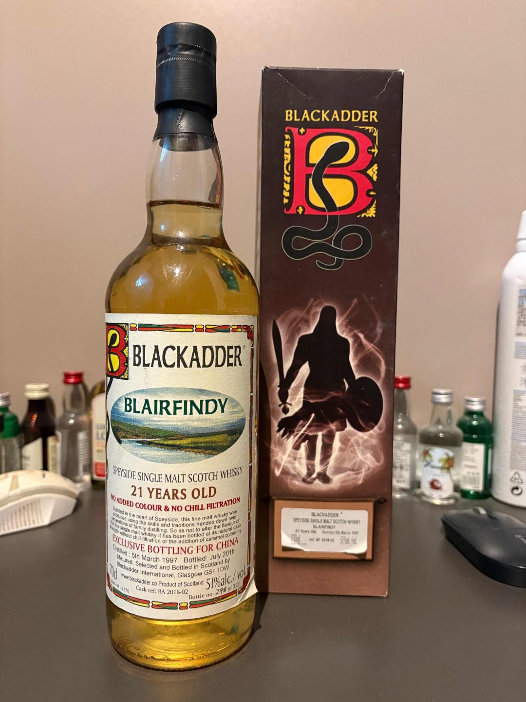 blairfindy 21年1997-2018单桶黑蛇装瓶厂老酒