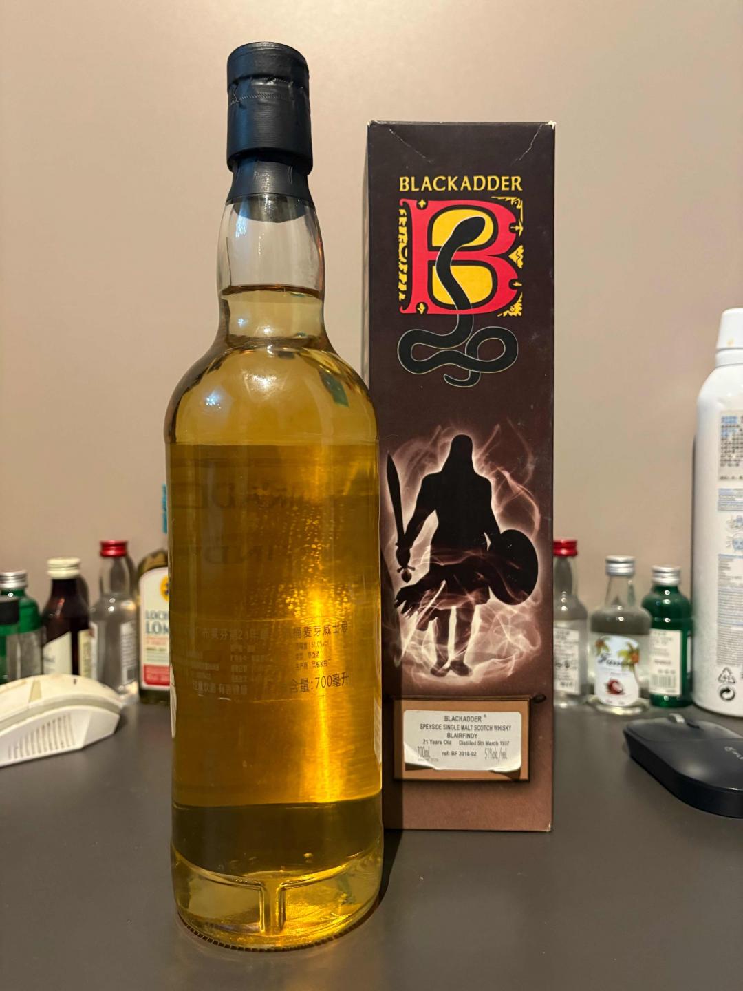 blairfindy 21年1997-2018单桶黑蛇装瓶厂老酒