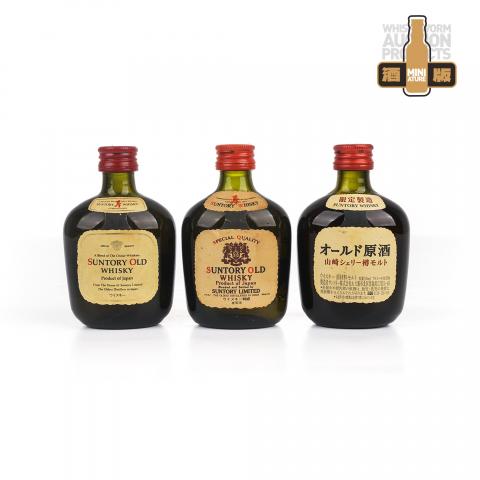 【酒版】三得利 寿瓶/特级/山崎 55度雪莉樽出原酒 50ml*3