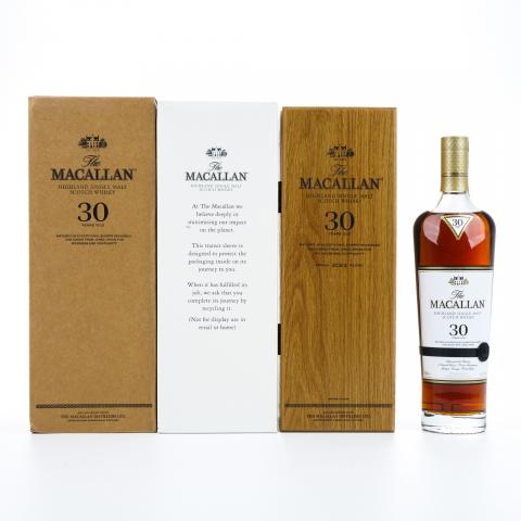 【附X光图】Macallan 麦卡伦 30年 2023 雪莉桶 黑腰带 700ml