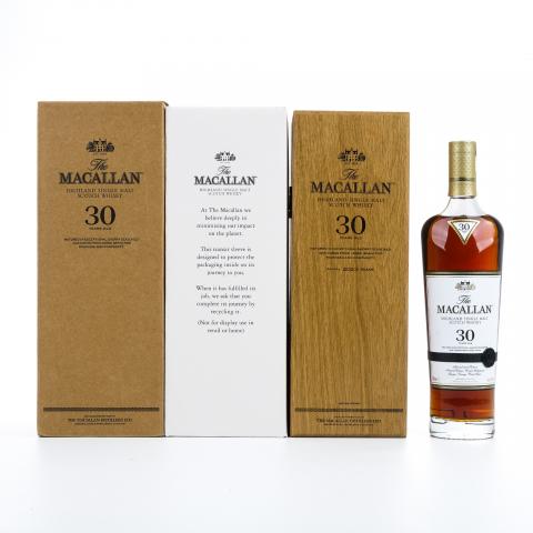 【附X光图】Macallan 麦卡伦 30年 2023 黑腰带 雪莉桶