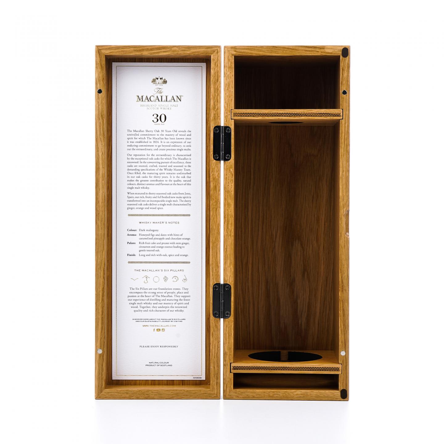 【附X光图】Macallan 麦卡伦 30年 2024 雪莉桶 黑腰带 木盒