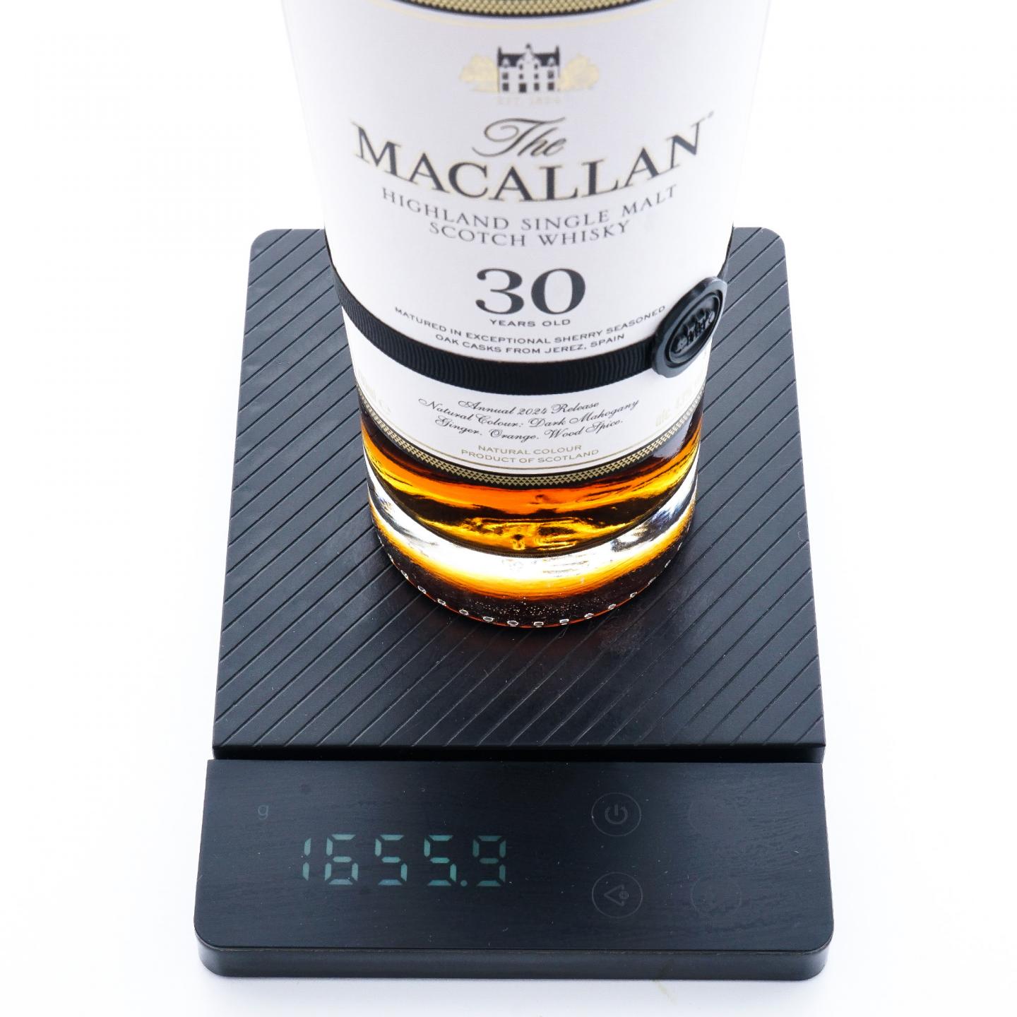 【附X光图】Macallan 麦卡伦 30年 2024 雪莉桶 黑腰带 木盒