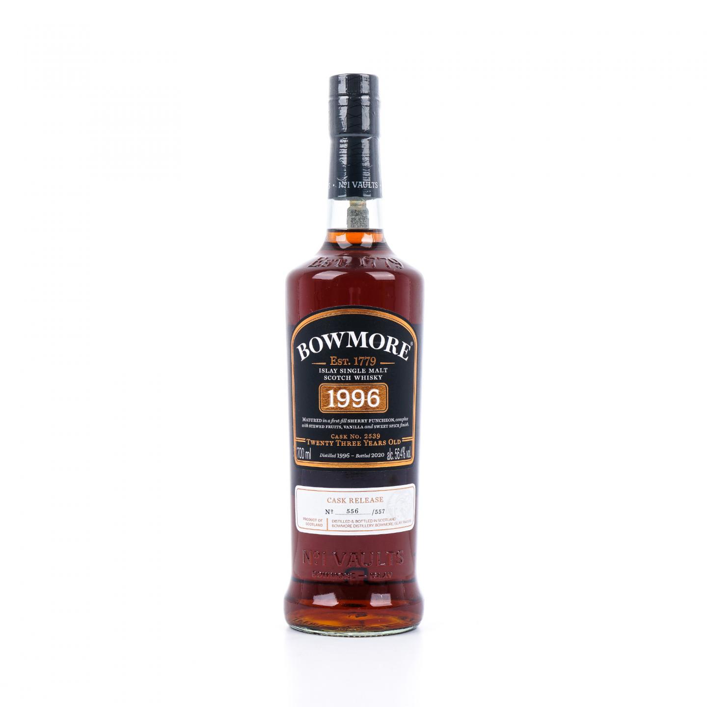 Bowmore 波摩 23年 1996-2020 初填雪莉桶#2539