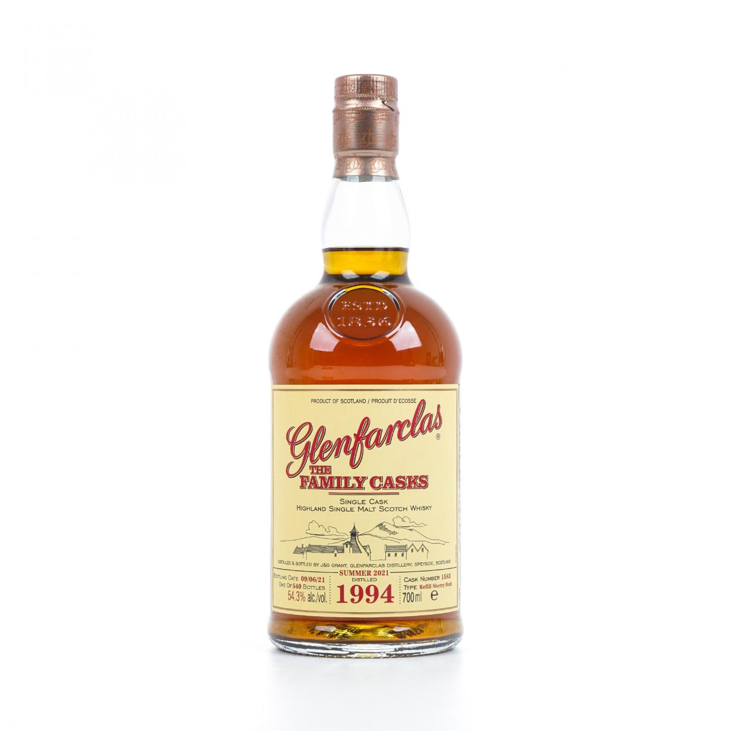 Glenfarclas 格兰花格 1994-2021 家族桶#1583