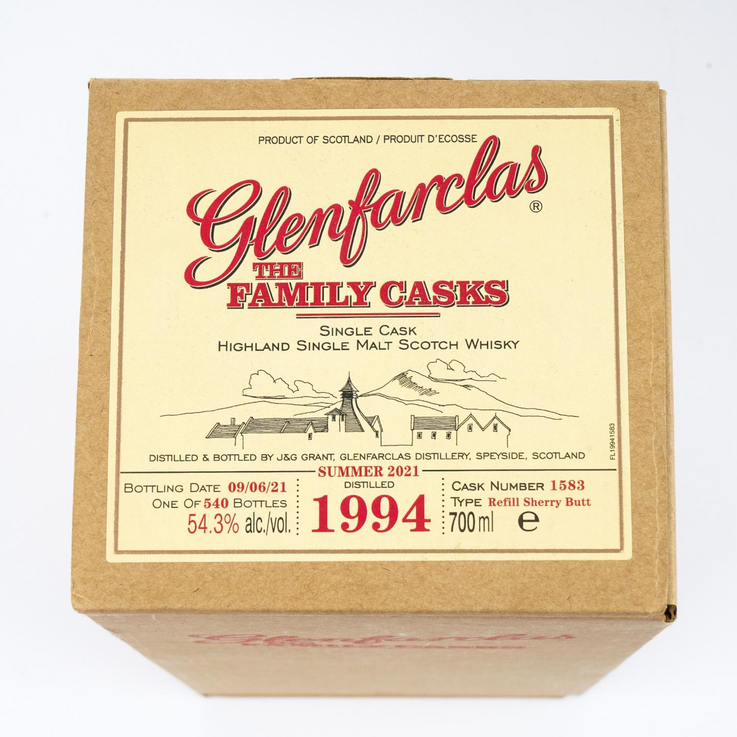 Glenfarclas 格兰花格 1994-2021 家族桶#1583