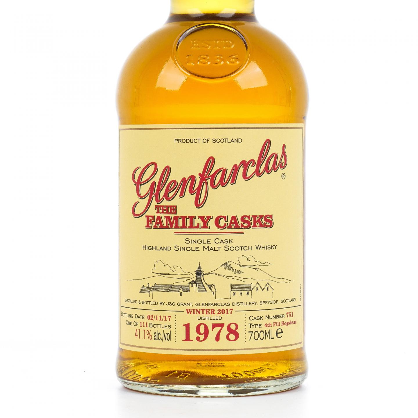 Glenfarclas 格兰花格 1978-2017 家族桶#751