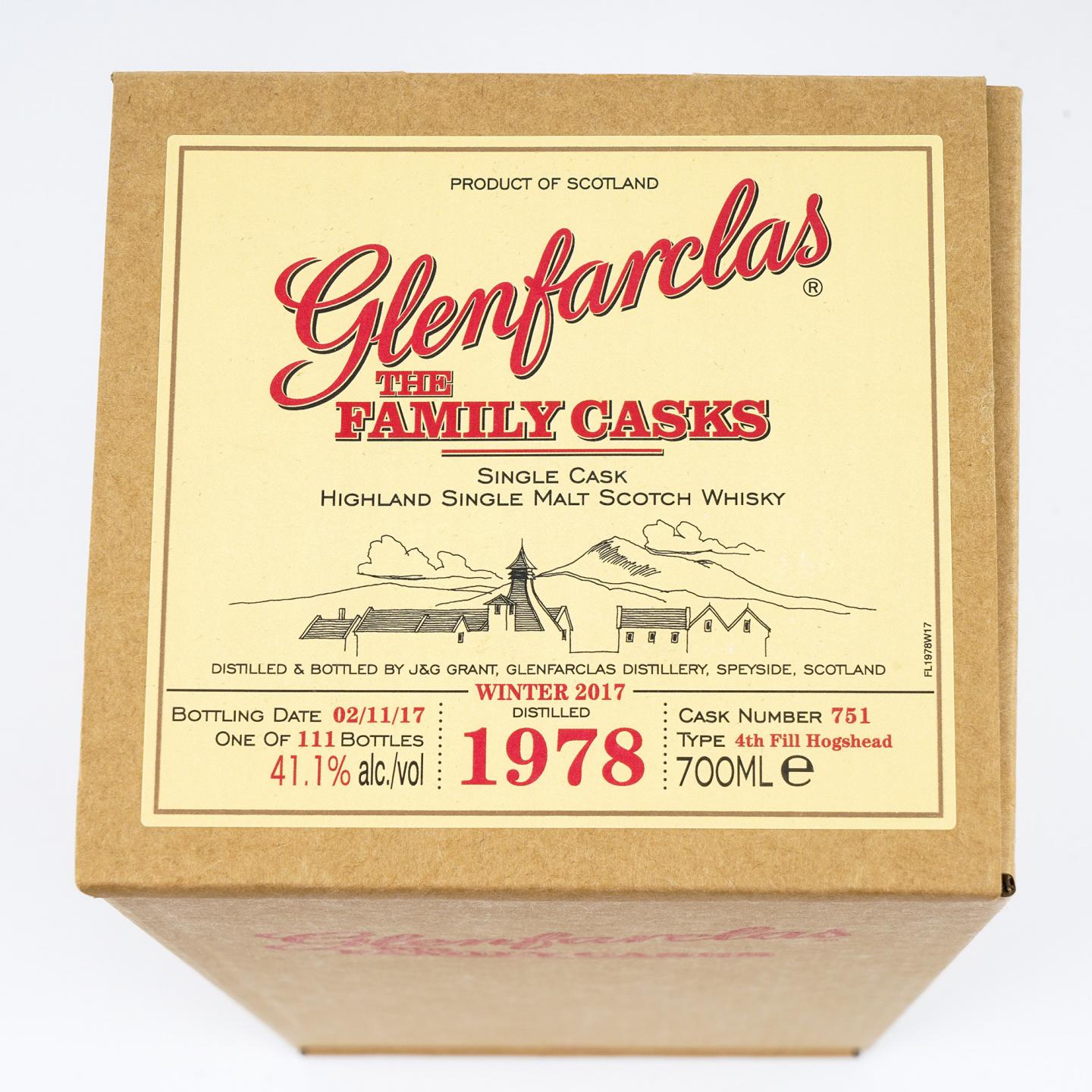 Glenfarclas 格兰花格 1978-2017 家族桶#751