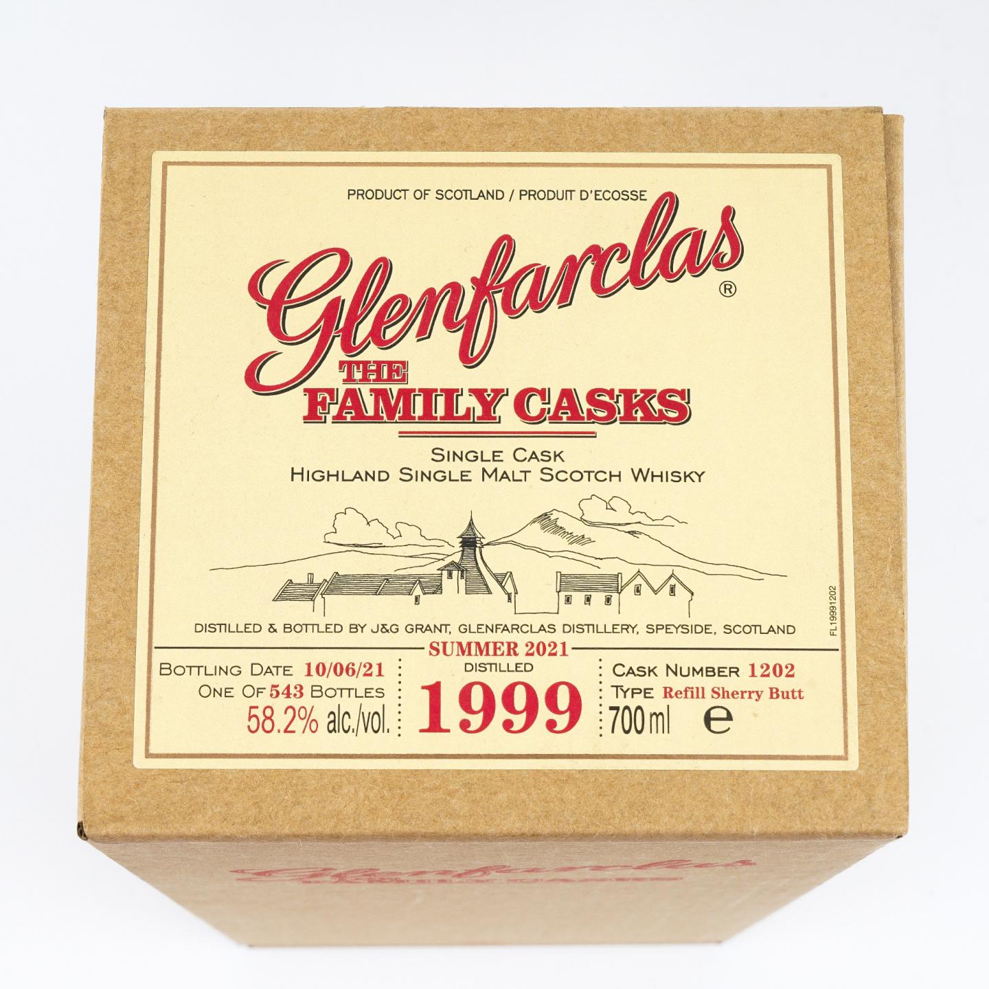 Glenfarclas 格兰花格 1999-2021 家族桶 雪莉桶#1202