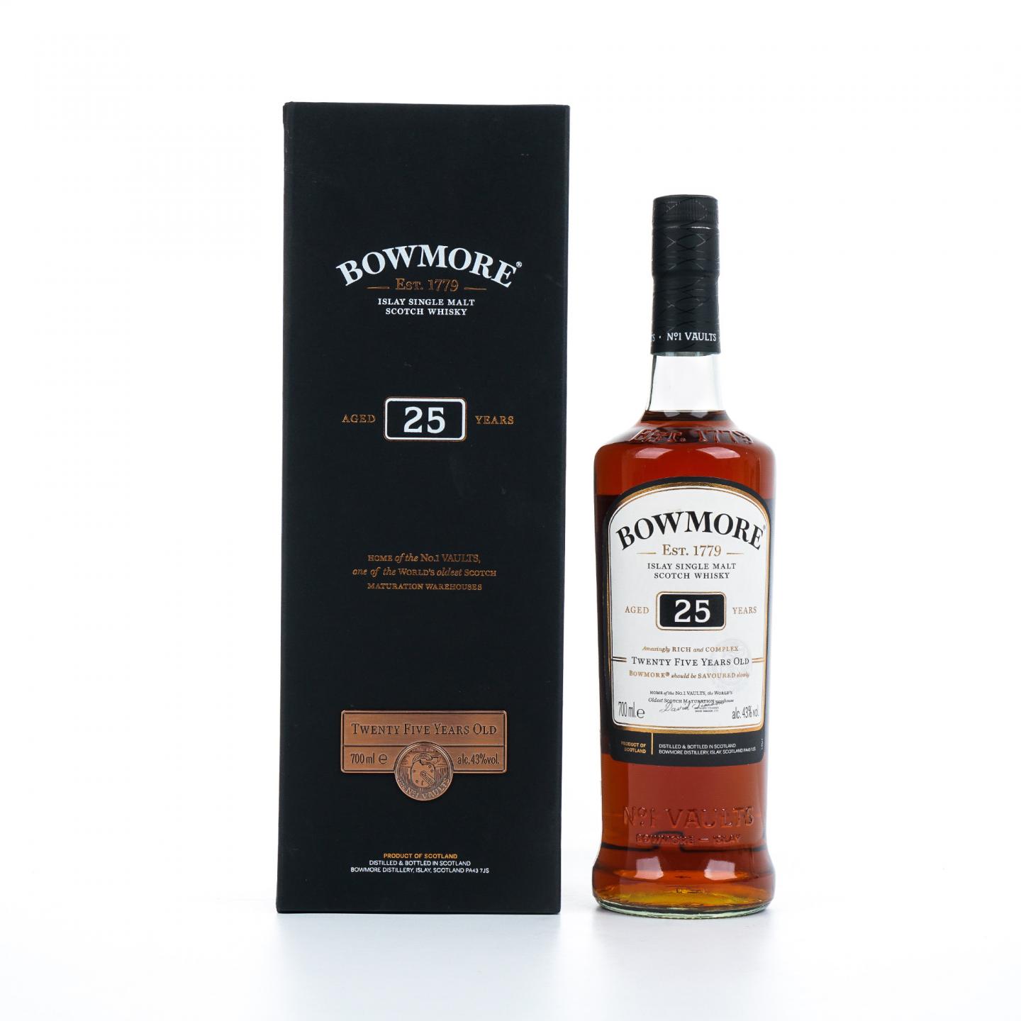 Bowmore 波摩 25年 礼盒 43%