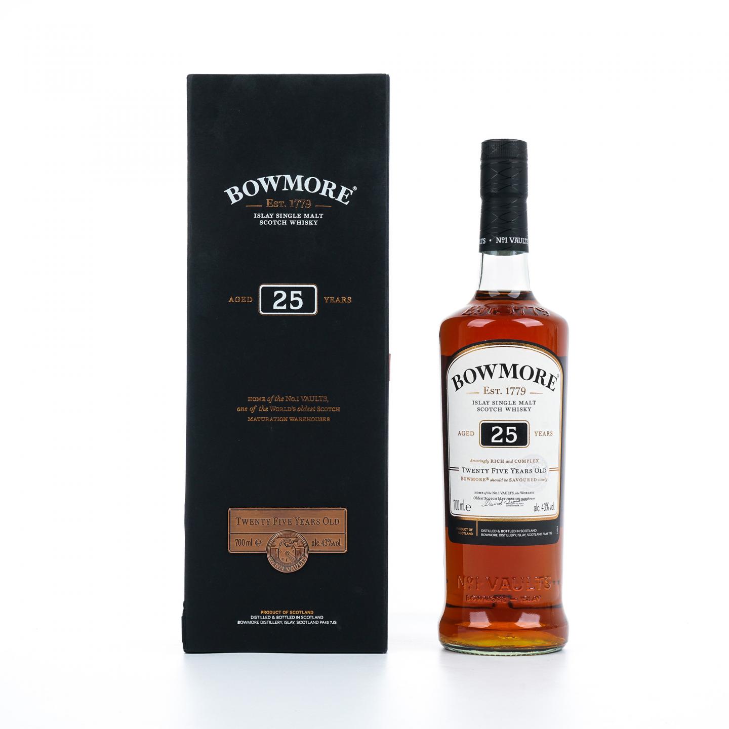 Bowmore 波摩 25年 单一麦芽 礼盒 43%Vol.
