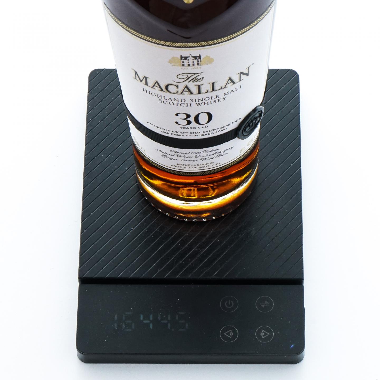 【附X光图】Macallan 麦卡伦 30年 2023 黑腰带 雪莉桶 木礼盒