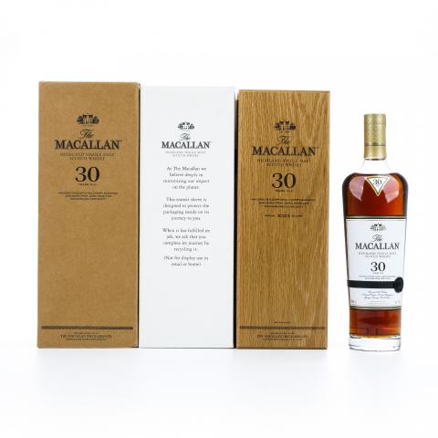 【附X光图】Macallan 麦卡伦 30年 2023 黑腰带 雪莉桶 木礼盒