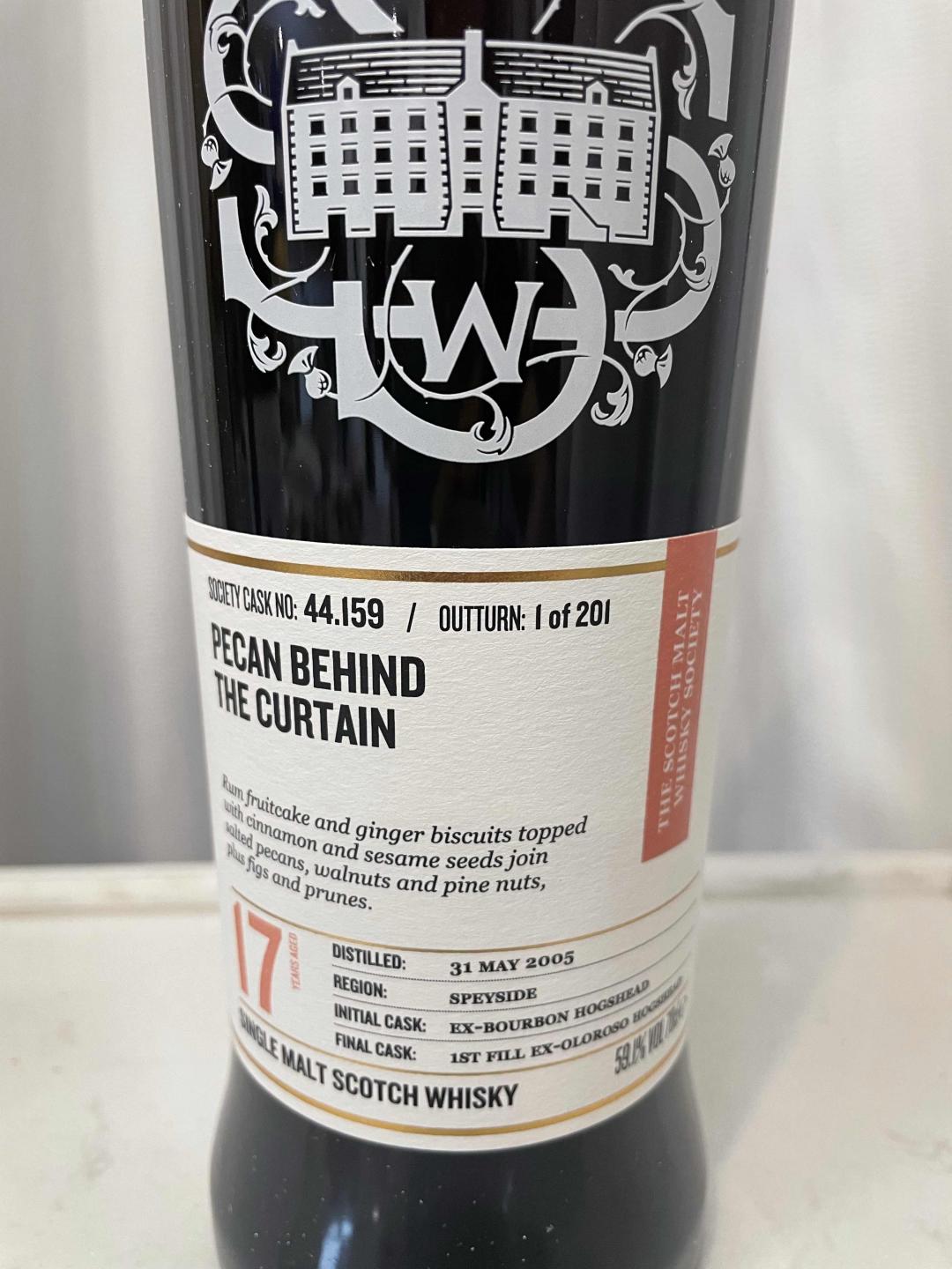 包邮 SMWS 44.159 克莱嘉赫17年Oloroso雪莉桶