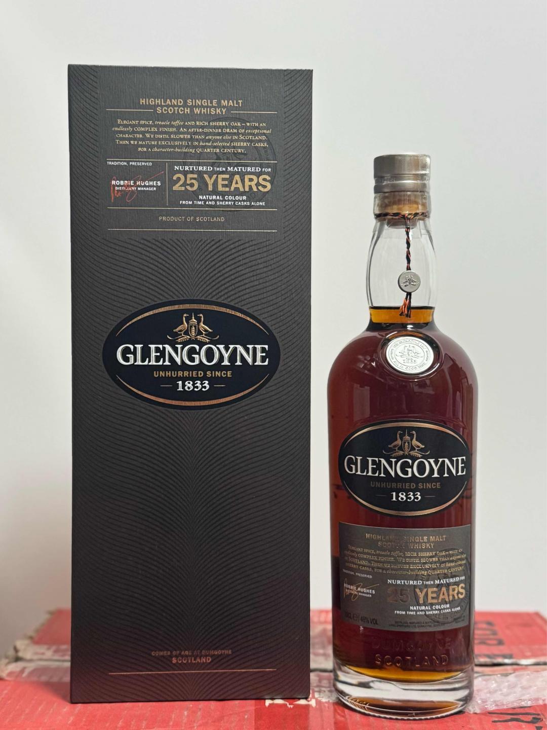 格兰哥尼25年行货 旧版双企鹅 雪莉桶 停产酒款